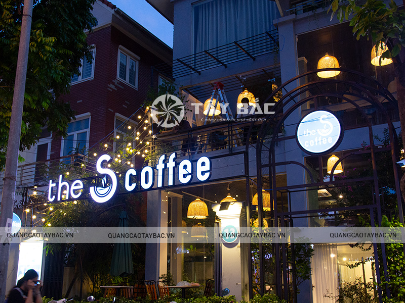 Biển quảng cáo cafe The S Coffee