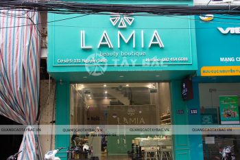 Biển quảng cáo nail Lamia