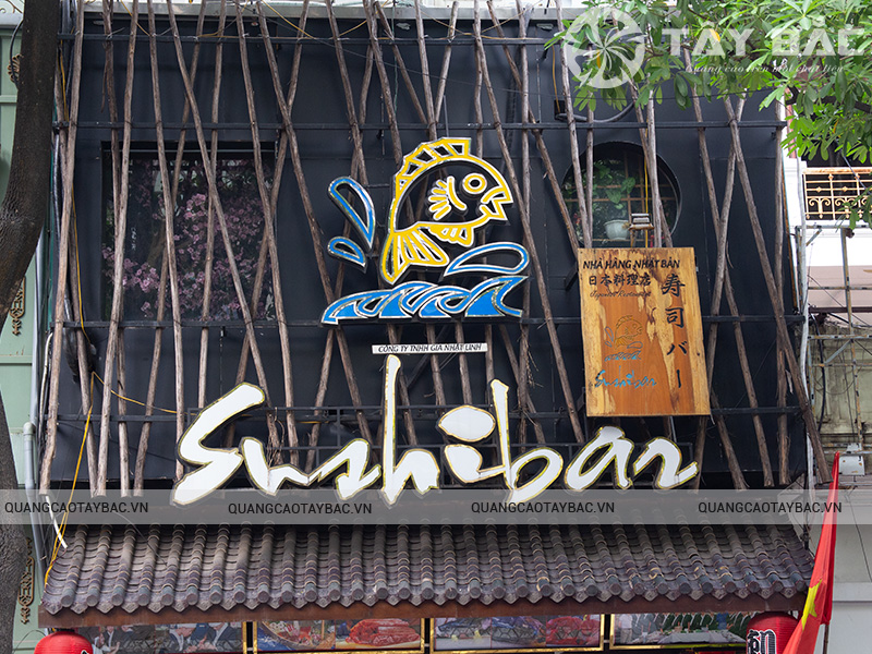 Biển quảng cáo nhà hàng Nhật Sushiban
