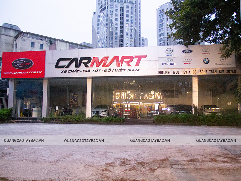 Biển quảng cáo Showroom ôtô CarMart