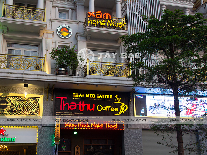 Biển quảng cáo xăm nghệ thuật Thái Thathu