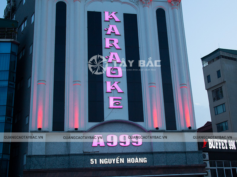 Làm biển quảng cáo karaoke sang trọng thu hút khách