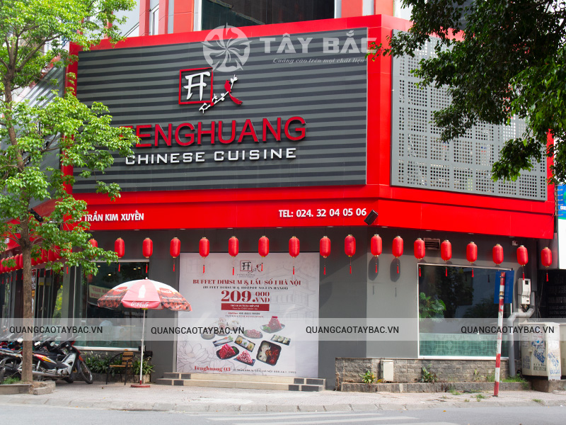 Biển quảng cáo nhà hàng trung quốc Chinese Cuisine