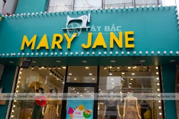 Biển quảng cáo shop quần áo Mary Jane