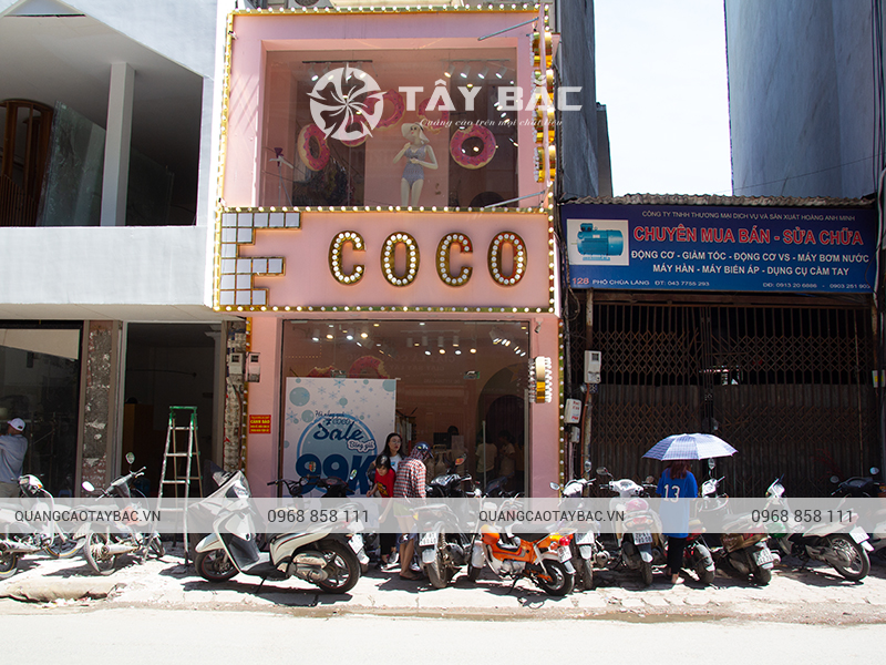 Biển quảng cáo thời trang Coco
