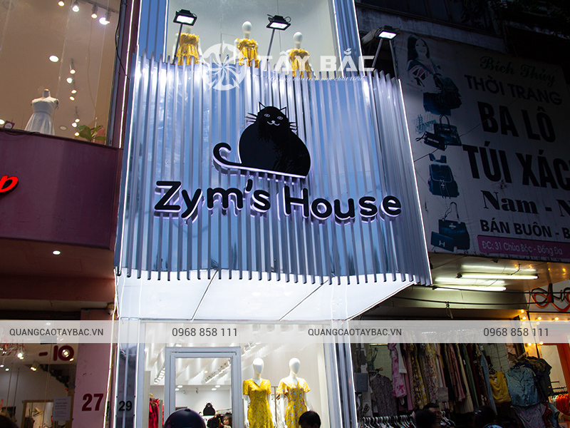 Biển quảng cáo Zym's House