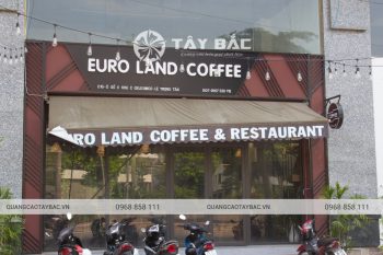 Biển quảng cáo cafe Euro Land