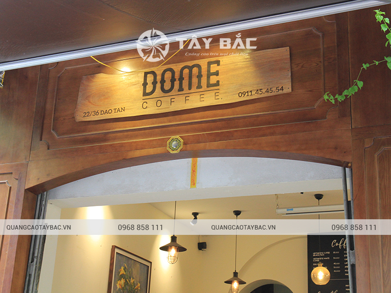 Biển quảng cáo Dome cafe