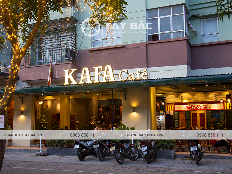 Biển quảng cáo cafe Kafa